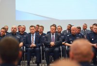 policjanci z Żor podczas prezentacji programu