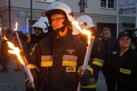 Policjanci podczas obchodów Święta Ogniowego