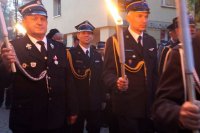 Policjanci podczas obchodów Święta Ogniowego