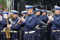 Orkiestra policyjna zagrała na Dniu Godności