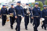 Orkiestra policyjna zagrała na Dniu Godności