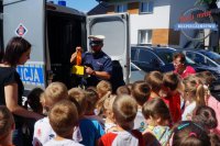 Policjanci z Żor na spotkaniu z dziećmi z Osin