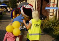 Policjanci na pikniku w hospicjum