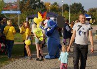 Policjanci na pikniku w hospicjum