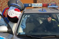 Policjanci na pikniku w hospicjum