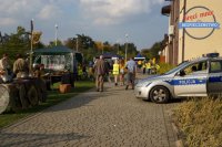 Policjanci na pikniku w hospicjum