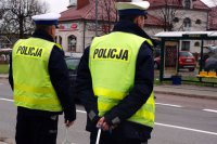 Żorscy policjanci podczas akcji ZNICZ