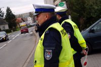 Żorscy policjanci podczas akcji ZNICZ