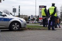 Żorscy policjanci podczas akcji ZNICZ