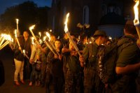 Policjanci podczas Żorskiego Święta Ogniowego