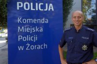 Asp.szt. Arkadiusz Muras ugasił pożar drzewa