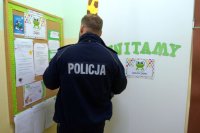 Policjanci na spotkaniu w Przedszkolu nr 23