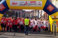 Policjanci podczas żorskich obchodów Święta Niepodległości