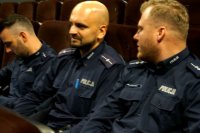 Policjanci z Żor podczas konferencji