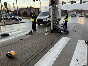 Policjanci w trakcie czynności