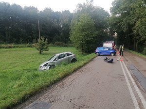 Zdarzenie drogowe na Alei Jana Pawła II