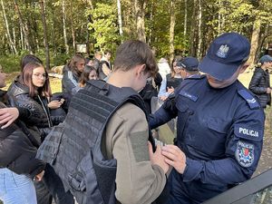 Policję tworzą ludzie... spotkanie z uczniami klas mundurowych