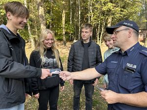 Policję tworzą ludzie... spotkanie z uczniami klas mundurowych