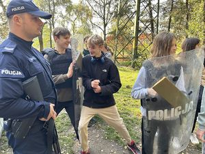 Policję tworzą ludzie... spotkanie z uczniami klas mundurowych