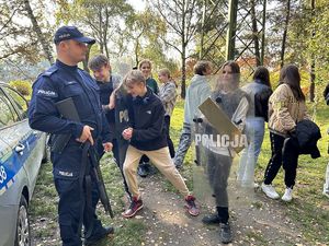 Policję tworzą ludzie... spotkanie z uczniami klas mundurowych