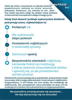 Grafika zwizana z oszustwami metodą na wnuczka