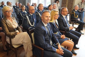 Na zdjęciu widać obchody Święta Policji w Żorach.