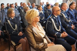 Na zdjęciu widać obchody Święta Policji w Żorach.