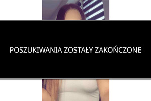 Grafika przedstawia informację, że poszukiwania zostały zakończone.