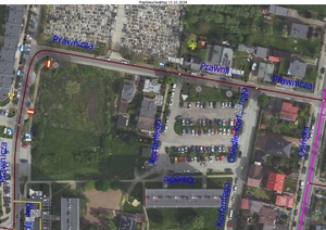 Grafiki przedstawiają utrudnienia w ruchu drogowym w rejonie poszczególnych cmentarzy.