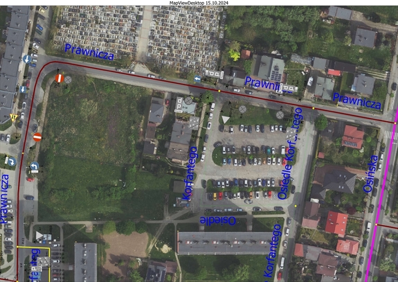 Grafiki przedstawiają utrudnienia w ruchu drogowym w rejonie poszczególnych cmentarzy.