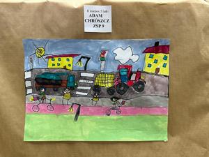 Na zdjęciu widać nagrodzoną pracę.