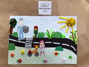 Na zdjęciu widać nagrodzoną pracę.