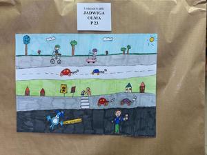 Na zdjęciu widać nagrodzoną pracę.