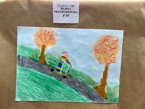 Na zdjęciu widać nagrodzoną pracę.