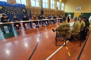 Na zdjęciu widać przebieg turnieju bezpieczeństwa ruchu drogowego.