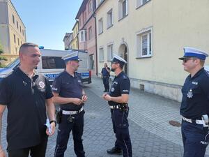 Na zdjęciu widać przebieg rywalizacji w ramach turnieju Streetballa w Żorach.